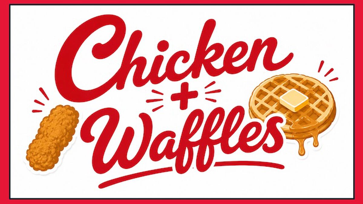 Chicken and Waffles image number null